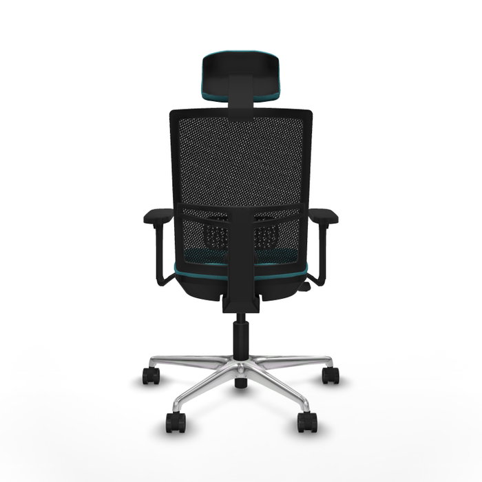 PIQUERAS Y CRESPO Silla de oficina Yunquera Turquesa y Negro PIQUERAS Y CRESPO Silla de oficina Yunquera Turquesa y Negro
