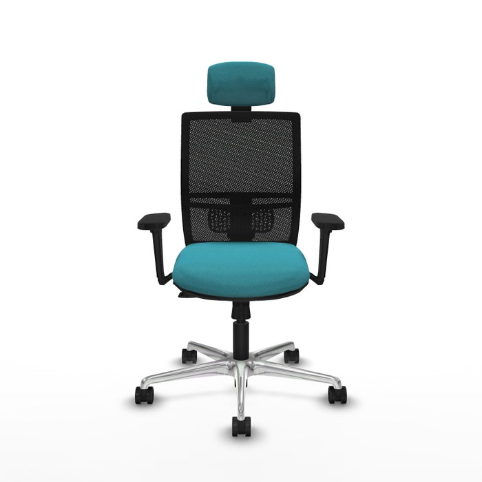 PIQUERAS Y CRESPO Silla de oficina Yunquera Turquesa y Negro PIQUERAS Y CRESPO Silla de oficina Yunquera Turquesa y Negro