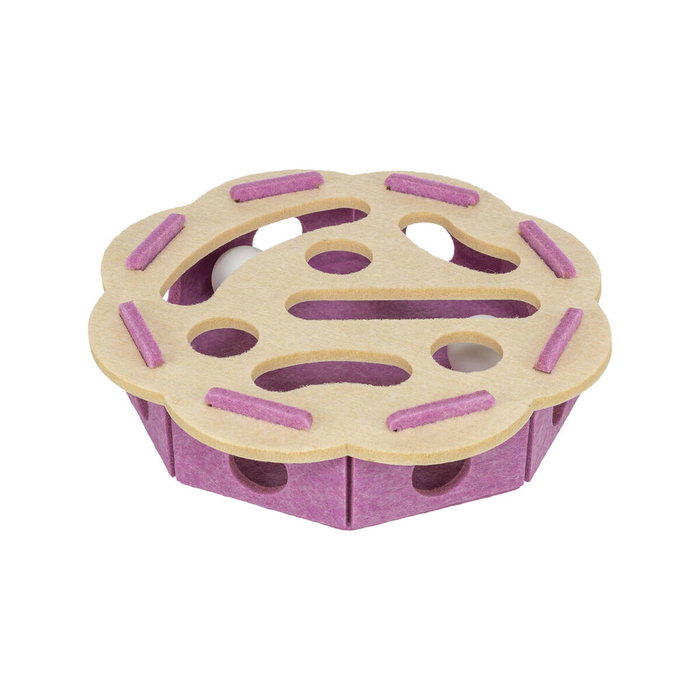 Juguete para gatos Trixie Hole'n'Roll Flower 30 x 30 x 7,5 cm