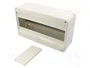 PAWBOL Carcasa para Aparatos Modulares Blanca de 12 Módulos