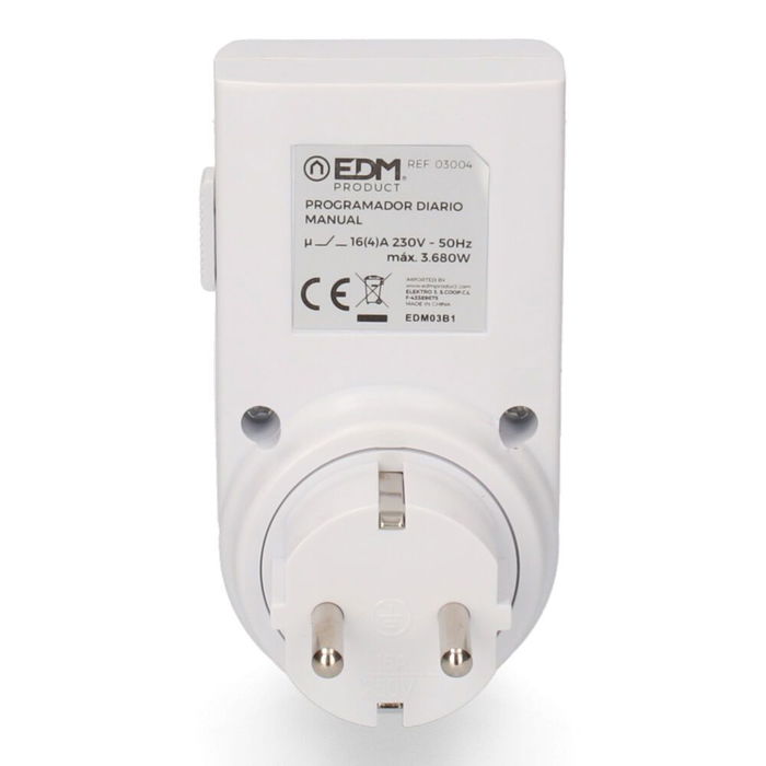 Edm Programador Diario Analógico 230v 16a