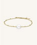Rosefield Liquid Pearl Bracelet JPBG-J180 Dorado