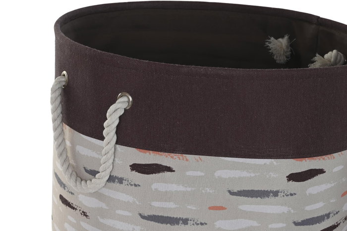 DKD Home Decor Cesta Ropa Poliéster Pinceladas Surtido de 3 unidades