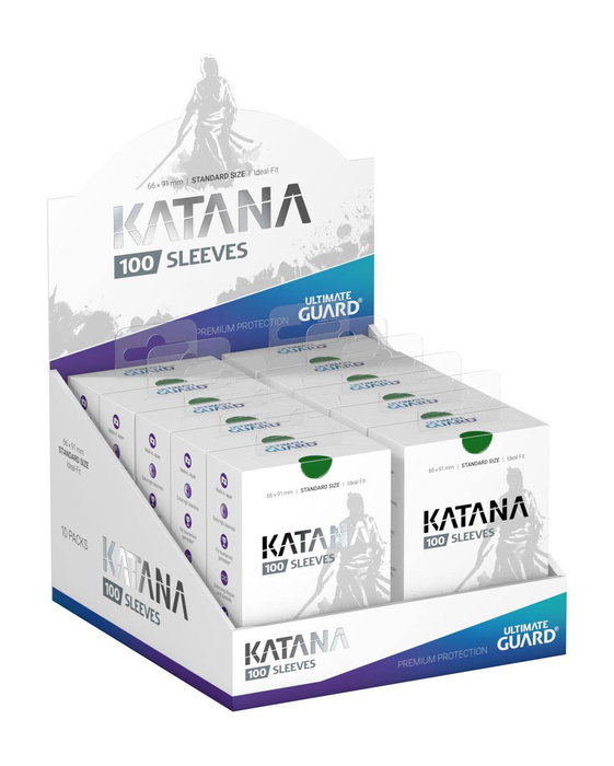Ultimate Guard Katana Sleeves Standard Size (100) - Verde