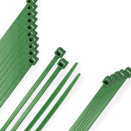 WOLFPACK LINEA PROFESIONAL Brida Nylon Verde 4,6 x 300 mm (100 Unidades)