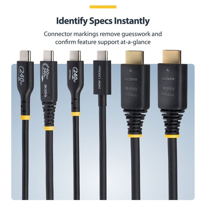 StarTech.com Cable HDMI 2.1 Certificado de Ultra Alta Velocidad 5m 8K 60Hz/4K 120Hz