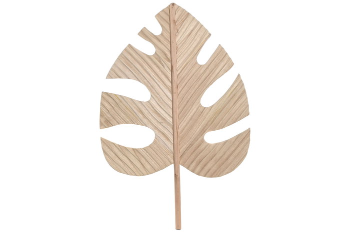 DKD Home Decor Decoración Paulownia Hoja Natural 38,5x2,3x59 cm DKD Home Decor Decoración Paulownia Hoja Natural 38,5x2,3x59 cm