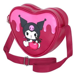 Karactermania Bolso Corazón Casual Kuromi Cherry Rosa
