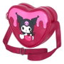 Karactermania Bolso Corazón Casual Kuromi Cherry Rosa