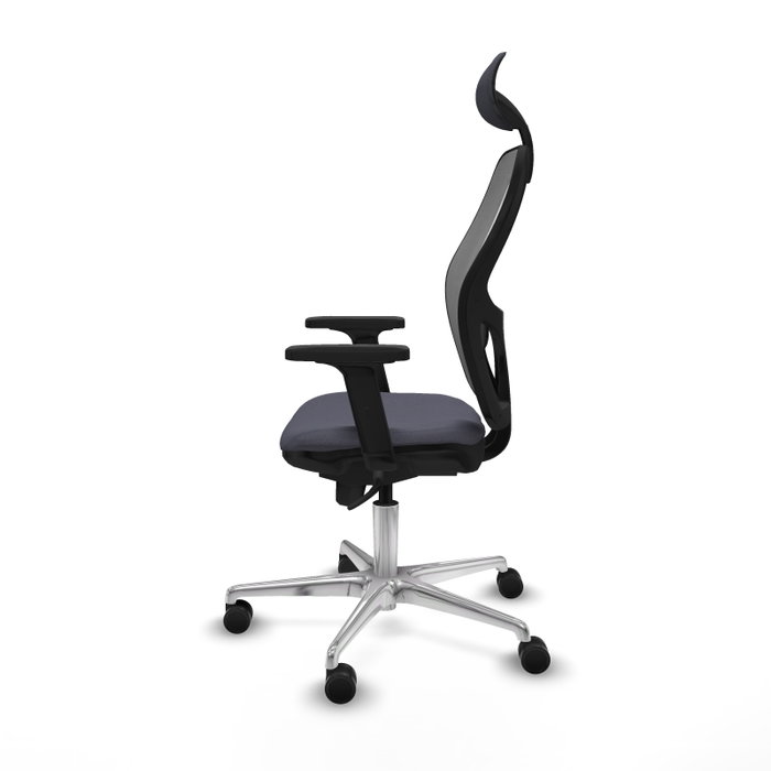 PIQUERAS Y CRESPO Silla de oficina Jorquera Gris con mecanismo Sincro