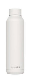 QUOKKA Termo Botella de Acero Inoxidable 630 ml, Color Blanco Sólido