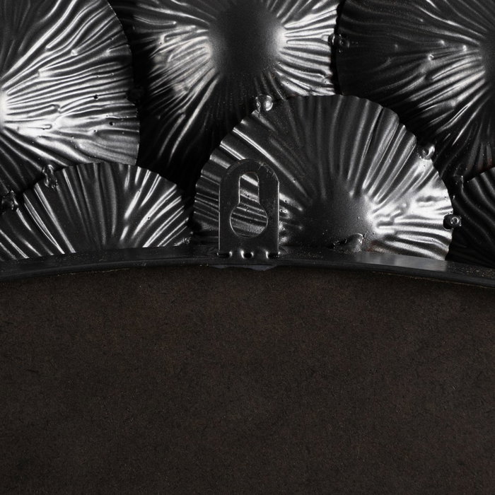 Espejo Acero Metal-Cristal Decoración 103 X 7 X 103 cm