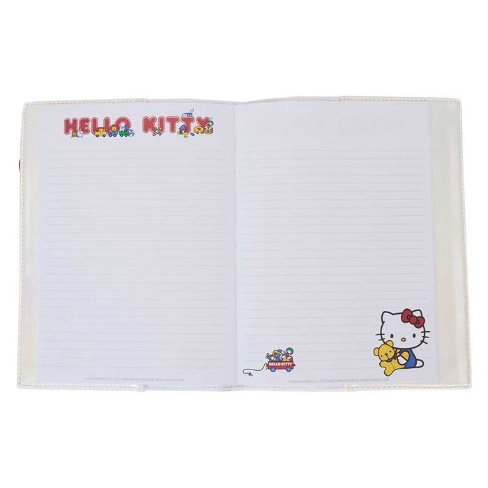 Loungefly Cuaderno 50th Anniversary Hello Kitty Cuero Vegano 16,25x21,87cm