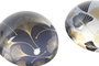 DKD Home Decor Pisapapeles de Cristal Ginko Surtido de 2 Unidades