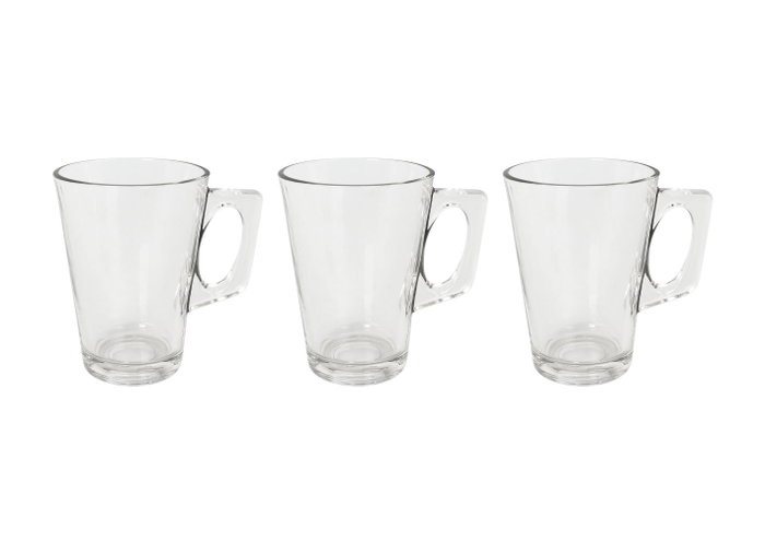 La Mediterranea Set de 3 tazas con asa Segre de 249 mL La Mediterranea Set de 3 tazas con asa Segre de 249 mL