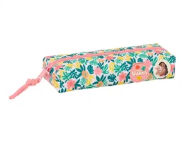 Safta Estuche Portatodo Vaiana Rectangular con Goma Elástica