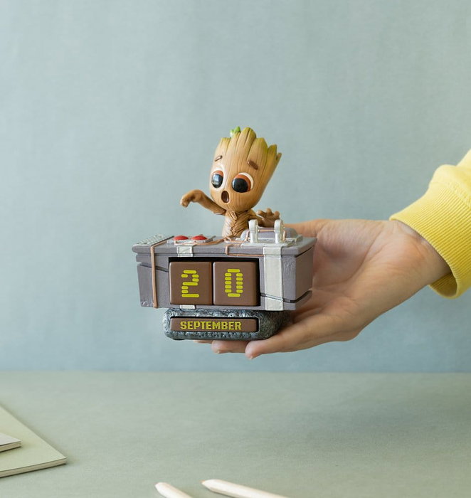 ERIK Calendario Perpetuo 3D Groot Death Button Guardianes de la Galaxia Marvel