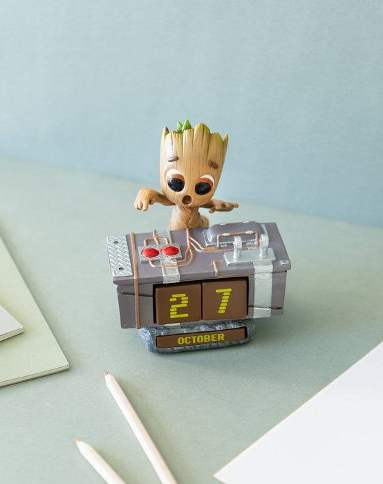 ERIK Calendario Perpetuo 3D Groot Death Button Guardianes de la Galaxia Marvel
