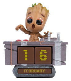 ERIK Calendario Perpetuo 3D Groot Death Button Guardianes de la Galaxia Marvel