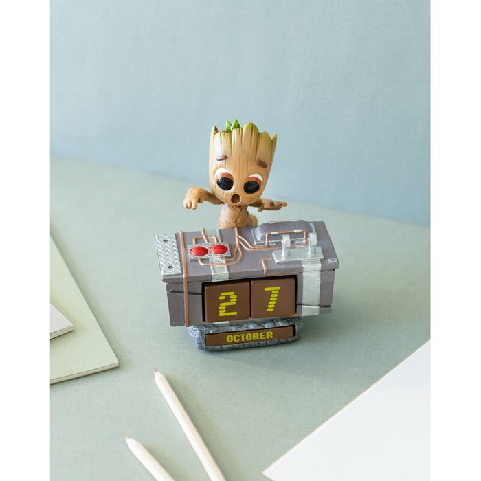 ERIK Calendario Perpetuo 3D Groot Death Button Guardianes de la Galaxia Marvel ERIK Calendario Perpetuo 3D Groot Death Button Guardianes de la Galaxia Marvel