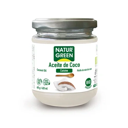 NATURGREEN Aceite de coco Cuisine Bio desodorizado 400g