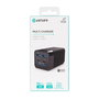 eSTUFF Cargador Multi PD GaN 120W 4 Puertos (2 USB-C + 2 USB-A) Carga Inteligente para Portátil, Tablet y Móvil