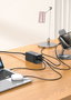 eSTUFF Cargador Multi PD GaN 120W 4 Puertos (2 USB-C + 2 USB-A) Carga Inteligente para Portátil, Tablet y Móvil