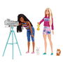 Barbie HGC18 Muñecas Malibu y Brooklyn Vamos De Camping Tienda con Accesorios para Juego de Aventuras al Aire Libre Mattel
