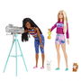 Barbie HGC18 Muñecas Malibu y Brooklyn Vamos De Camping Tienda con Accesorios para Juego de Aventuras al Aire Libre Mattel