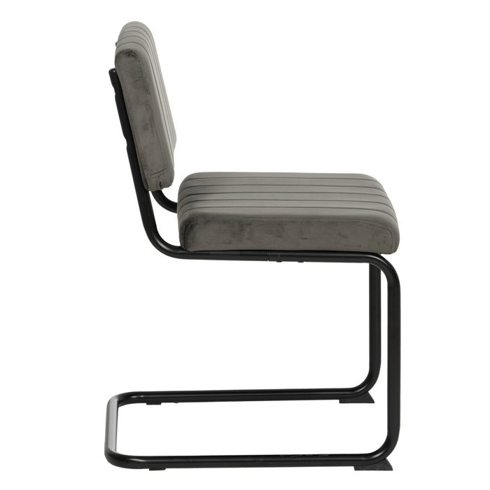 Ixia Silla Taupe Tejido-Metal Contract