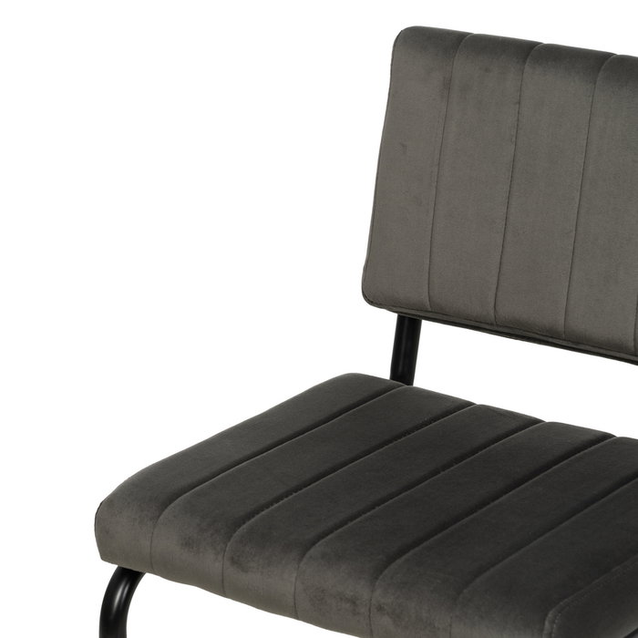 Ixia Silla Taupe Tejido-Metal Contract