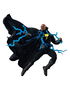 Beast Kingdom Figura DC Comics Black Articulada 18 cm con Iluminación LED y Piezas Intercambiables