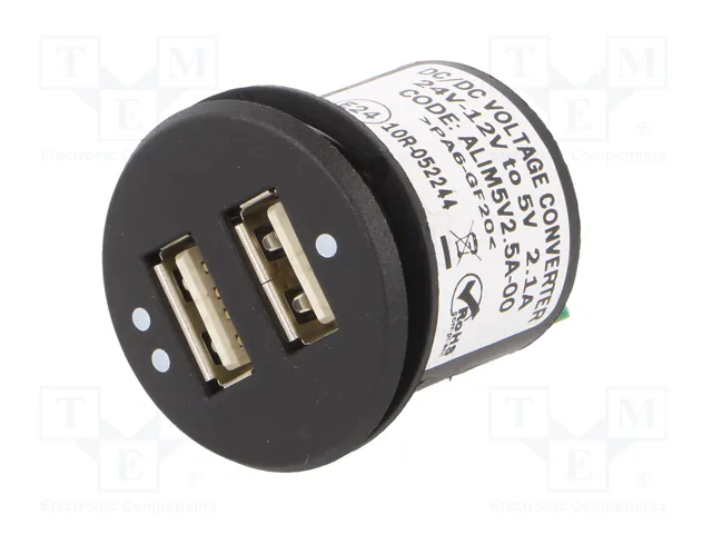 PER.PIC. Alimentador USB con 2 puertos USB-A C0015-USB PER.PIC. Alimentador USB con 2 puertos USB-A C0015-USB