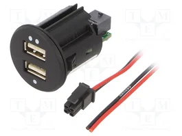 PER.PIC. Alimentador USB con 2 puertos USB-A C0015-USB