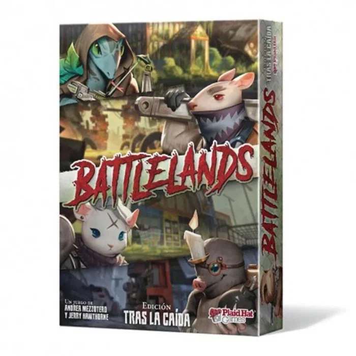 Asmodee Battlelands: Tras la Caída - Juego de Mesa de Cartas Estratégico Post-Apocalíptico para 3 a 5 Jugadores a Partir de 14 Años en Español
