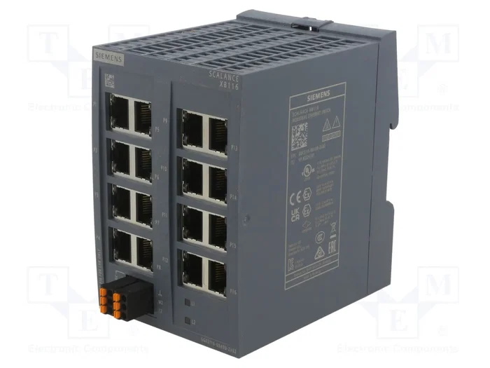 SIEMENS SCALANCE Switch Ethernet no administrado de 16 puertos SIEMENS SCALANCE Switch Ethernet no administrado de 16 puertos