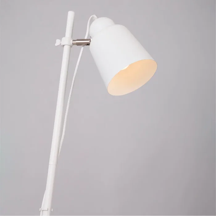 Saga Lámpara de Suelo en Metal Moderna para Bombilla E27, Minimalista - SKD-F1008