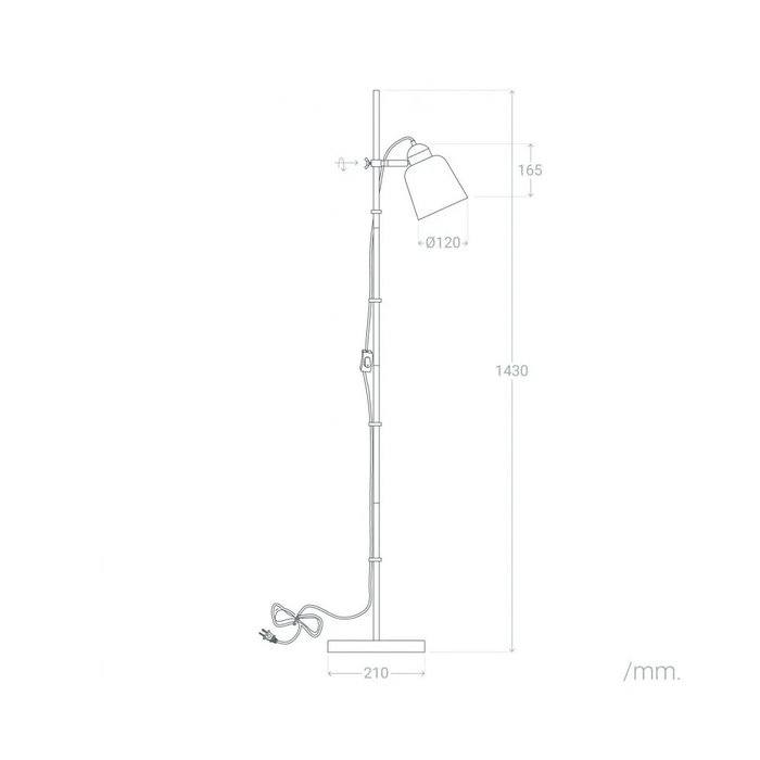Saga Lámpara de Suelo Saga de Metal, Diseño Minimalista, Bombilla E27, 160 cm, Negro - SKD-F1008 Saga Lámpara de Suelo Saga de Metal, Diseño Minimalista, Bombilla E27, 160 cm, Negro - SKD-F1008