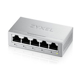 Zyxel GS-105B V5-EU0101F Conmutador Gigabit Ethernet de 5 Puertos No Administrado, Desktop, L2, Capacidad 10 Gbit/s, Marca Zyxel