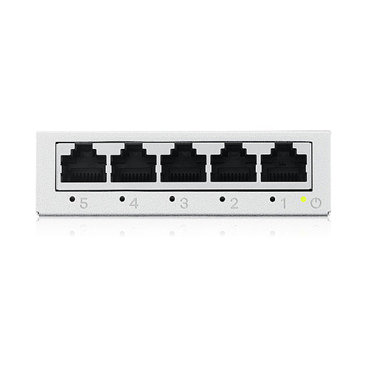 Zyxel GS-105B V5-EU0101F Conmutador Gigabit Ethernet de 5 Puertos No Administrado, Desktop, L2, Capacidad 10 Gbit/s, Marca Zyxel