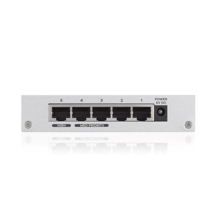 Zyxel Switch 5 Puertos Gigabit Ethernet RJ-45 10/100/1000 Mbps GS-105BV5