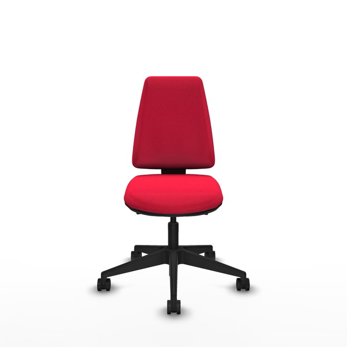 PIQUERAS Y CRESPO Silla de oficina Elche Roja con mecanismo Asincro