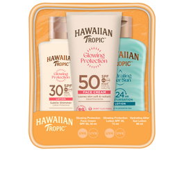 Hawaiian Tropic Set de baño Glowing Protection con neceser