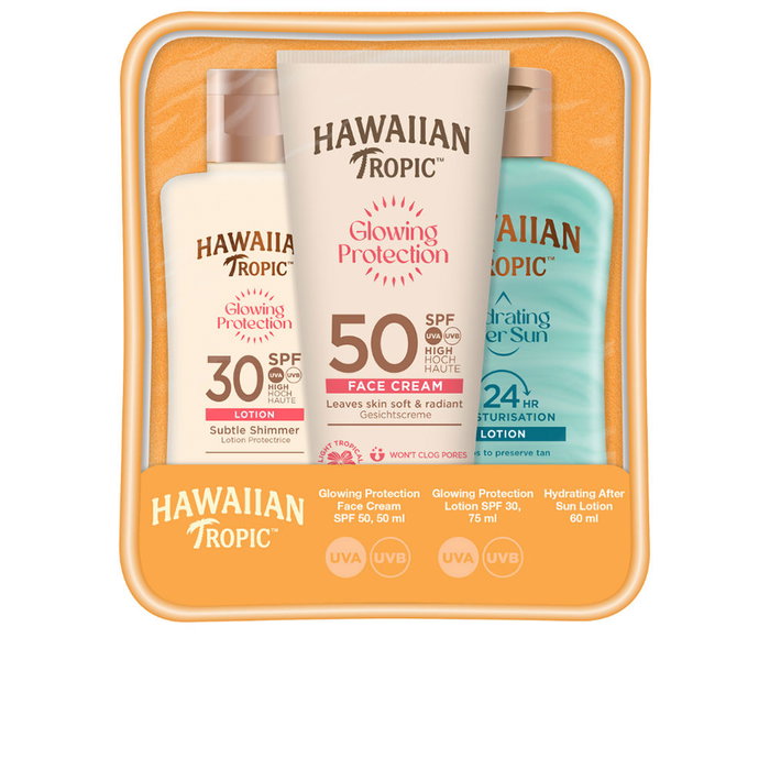Hawaiian Tropic Set de baño Glowing Protection con neceser Hawaiian Tropic Set de baño Glowing Protection con neceser