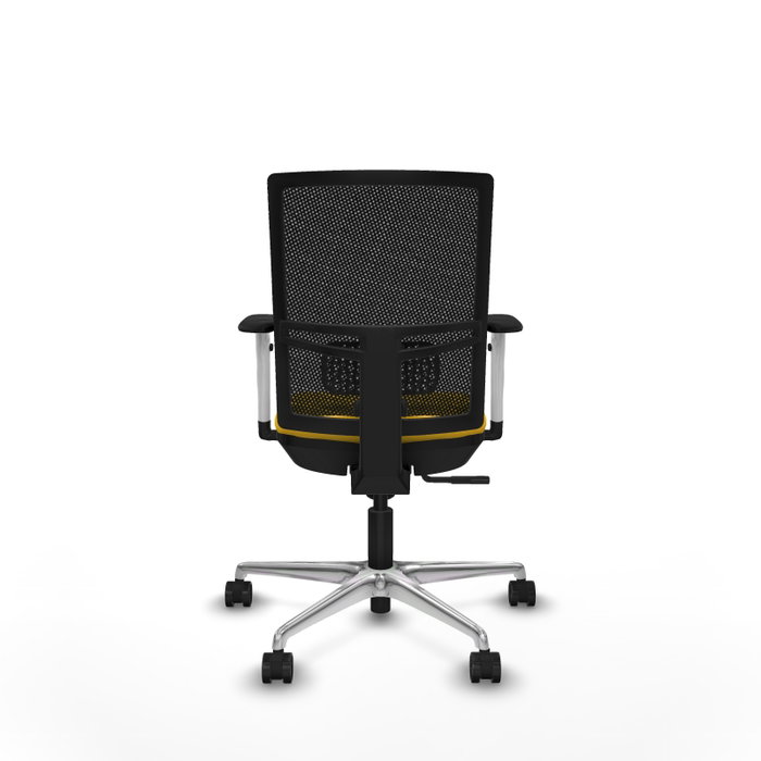 PIQUERAS Y CRESPO Silla de oficina Yunquera con mecanismo Sincro, Amarillo y Negro PIQUERAS Y CRESPO Silla de oficina Yunquera con mecanismo Sincro, Amarillo y Negro