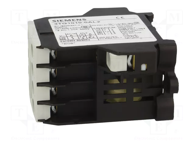 SIEMENS Contactor 4-polar 3TG10 230VAC 8,4A NO x4