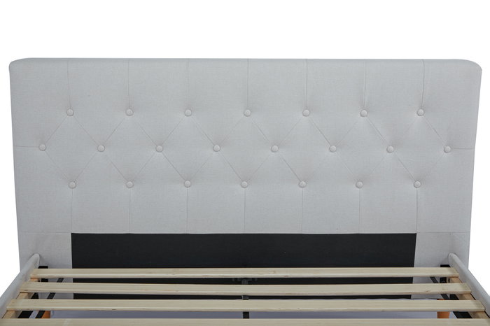 DKD Home Decor Cama Urban Beige 219 x 104 x 170 cm Poliester Madera