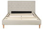 DKD Home Decor Cama Urban Beige 219 x 104 x 170 cm Poliester Madera