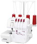 Brother M343D Overlock Rojo, Blanco
