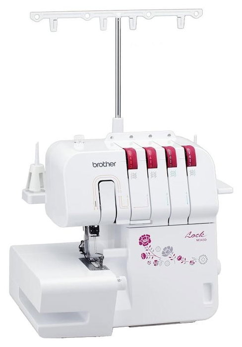 Brother M343D Overlock Rojo, Blanco